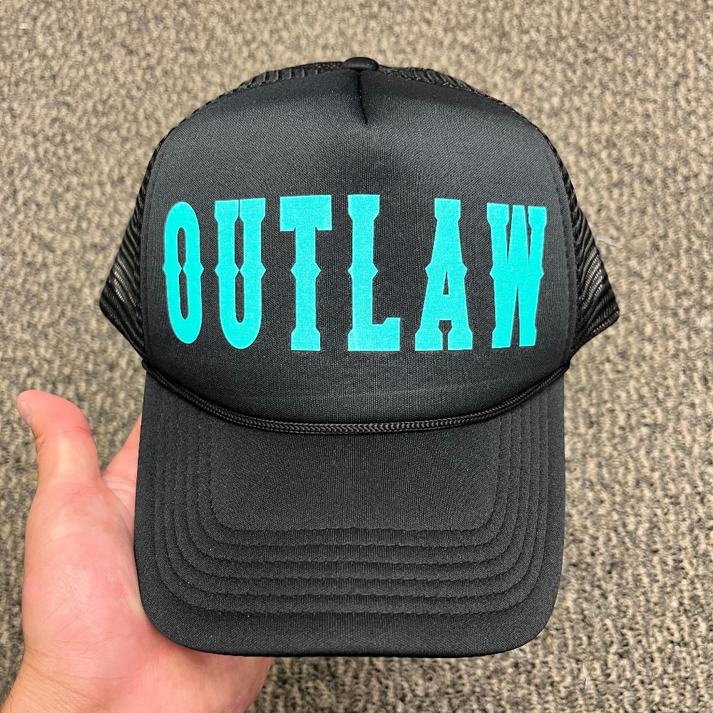 Outlaw trucker hat